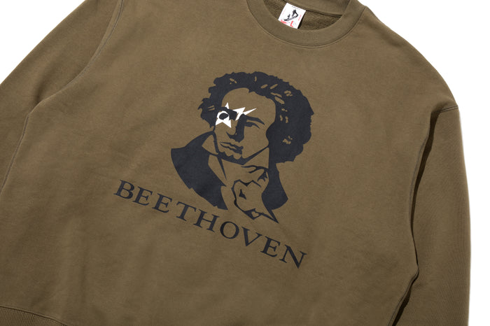 BAPE BY KAZUKI KURAISHI RELAXED FIT CREWNECK SWEATSHIRT