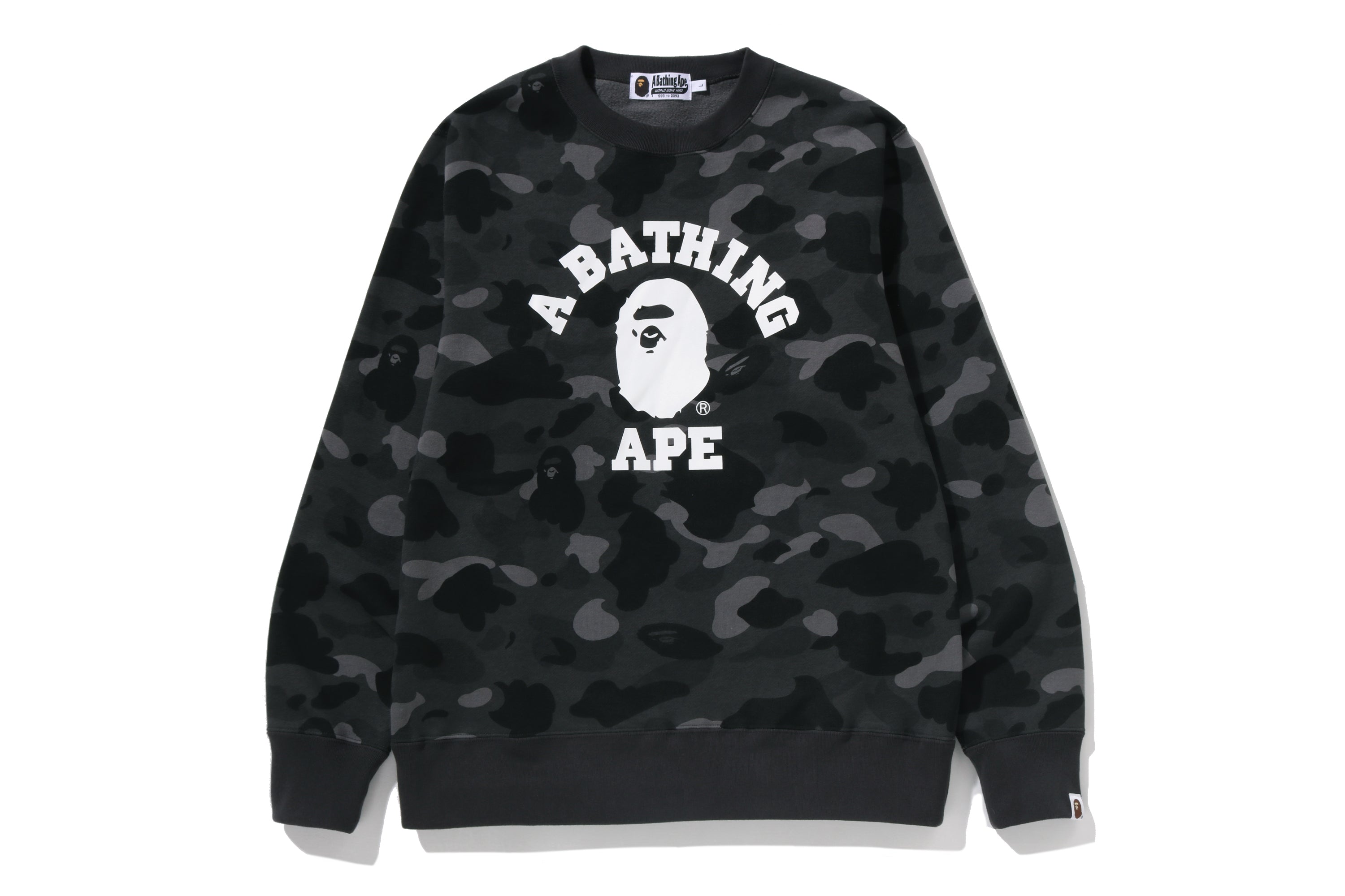 COLOR CAMO COLLEGE CREWNECK SWEATSHIRT – eu.bape.com