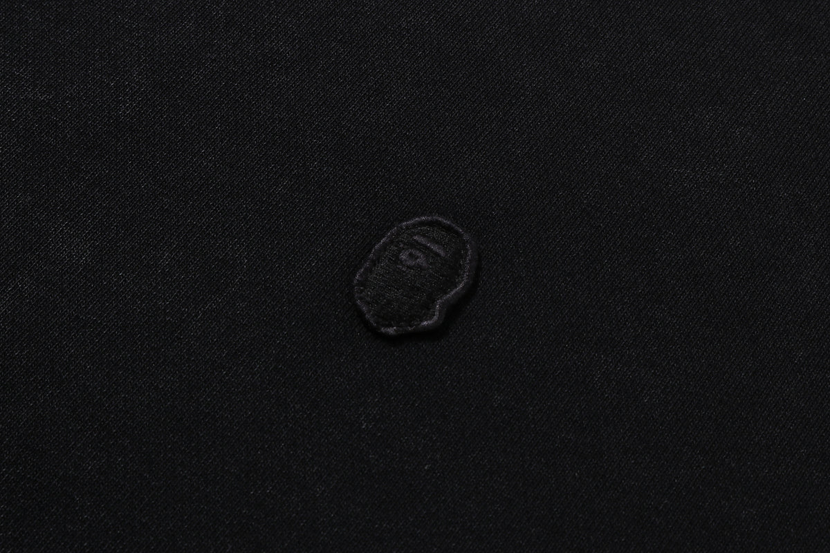 GARMENT DYE ONE POINT HALF ZIP RELAXED FIT CREWNECK SWEATSHIRT