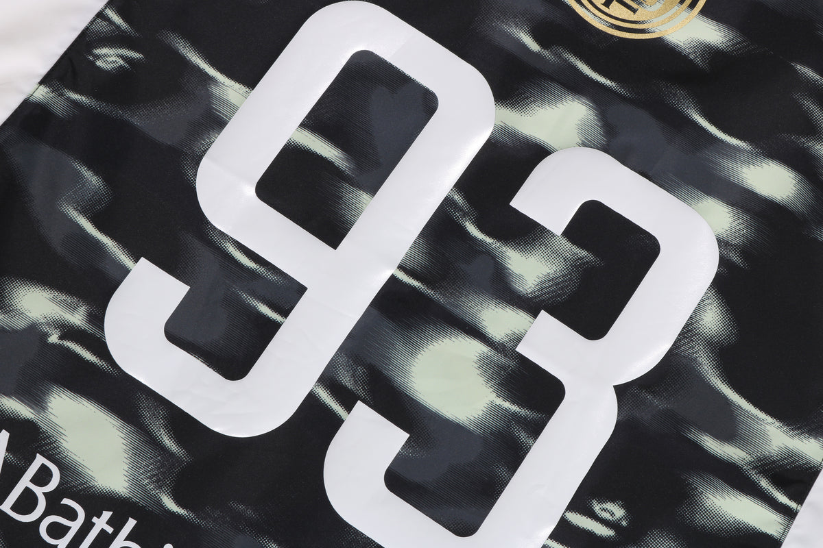 SCREEN CAMO FOOTBALL LOGO RELAXED FIT CREWNECK SWEATSHIRT