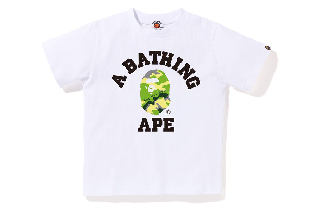 WOODLAND CAMO COLLEGE TEE KIDS – eu.bape.com