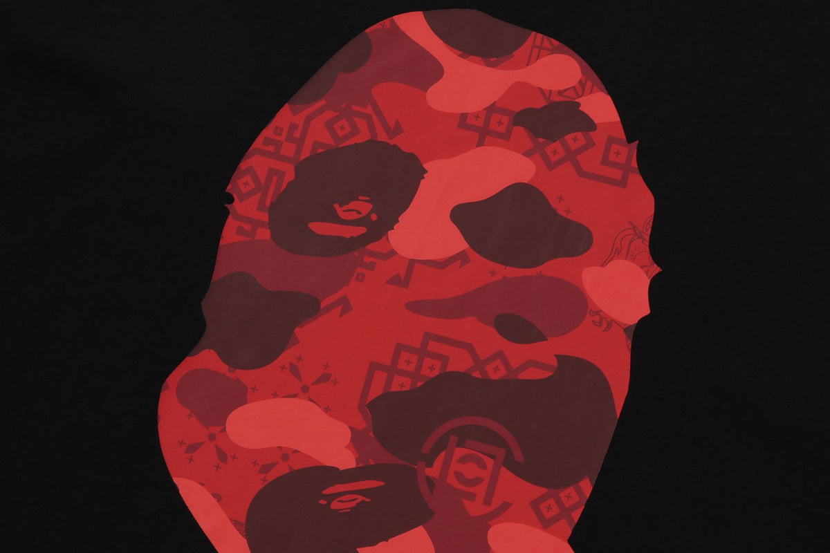 BAPE X CLOT CAMO BIG APE HEAD RELAXED FIT TEE MENS