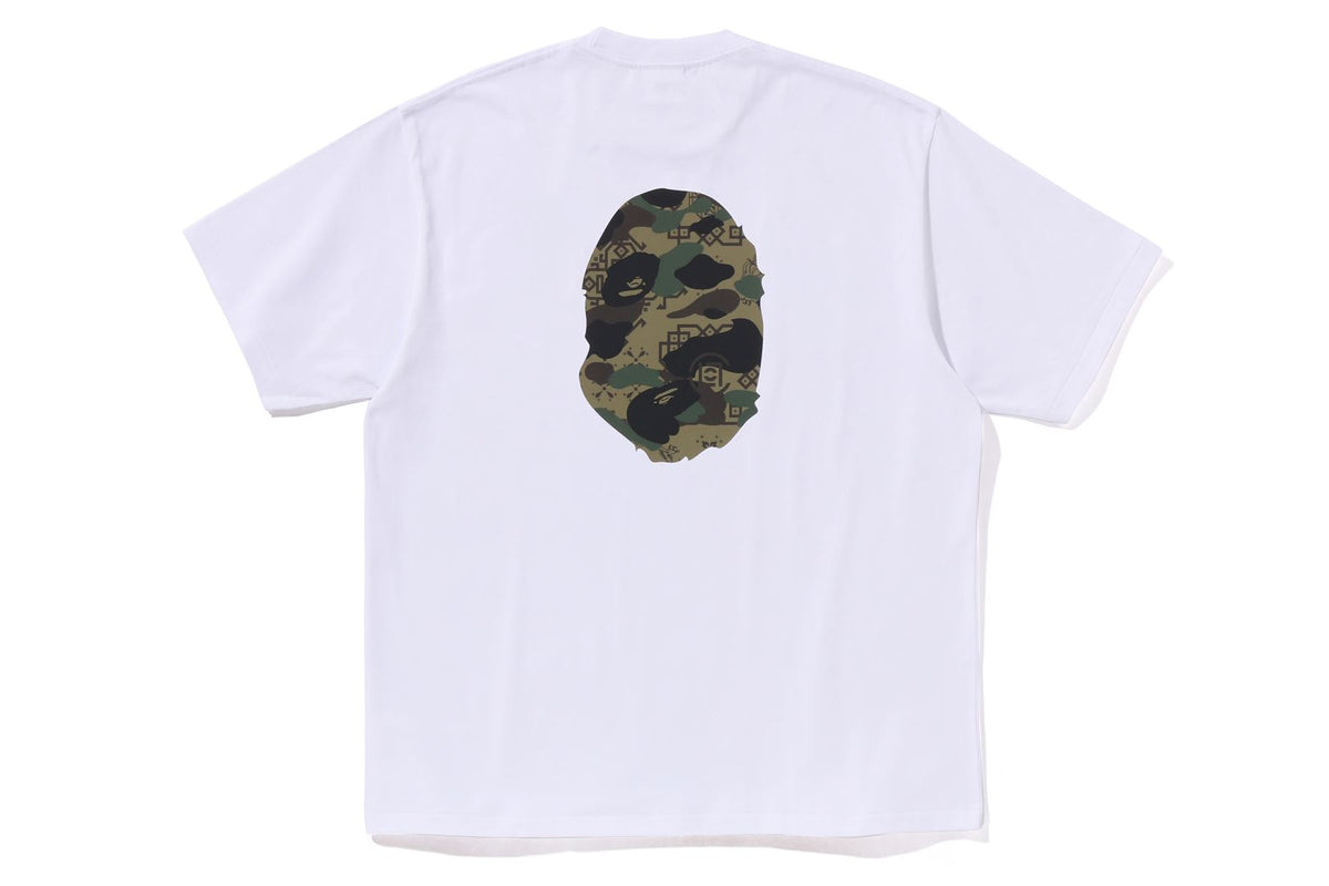 BAPE X CLOT CAMO BIG APE HEAD RELAXED FIT TEE MENS