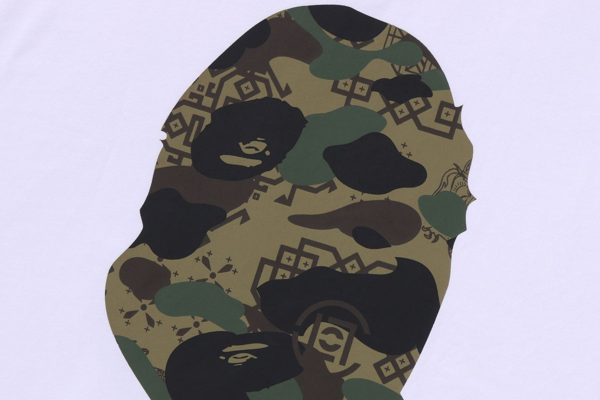 BAPE X CLOT CAMO BIG APE HEAD RELAXED FIT TEE MENS