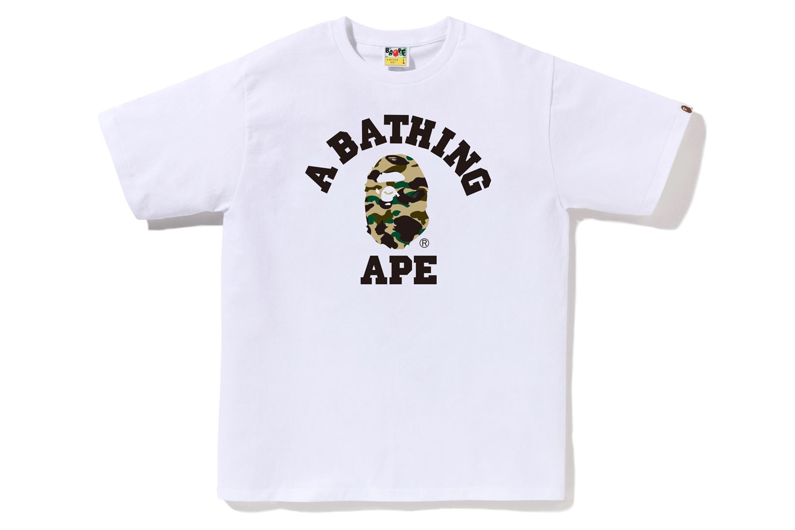 1ST CAMO COLLEGE TEE MENS – eu.bape.com