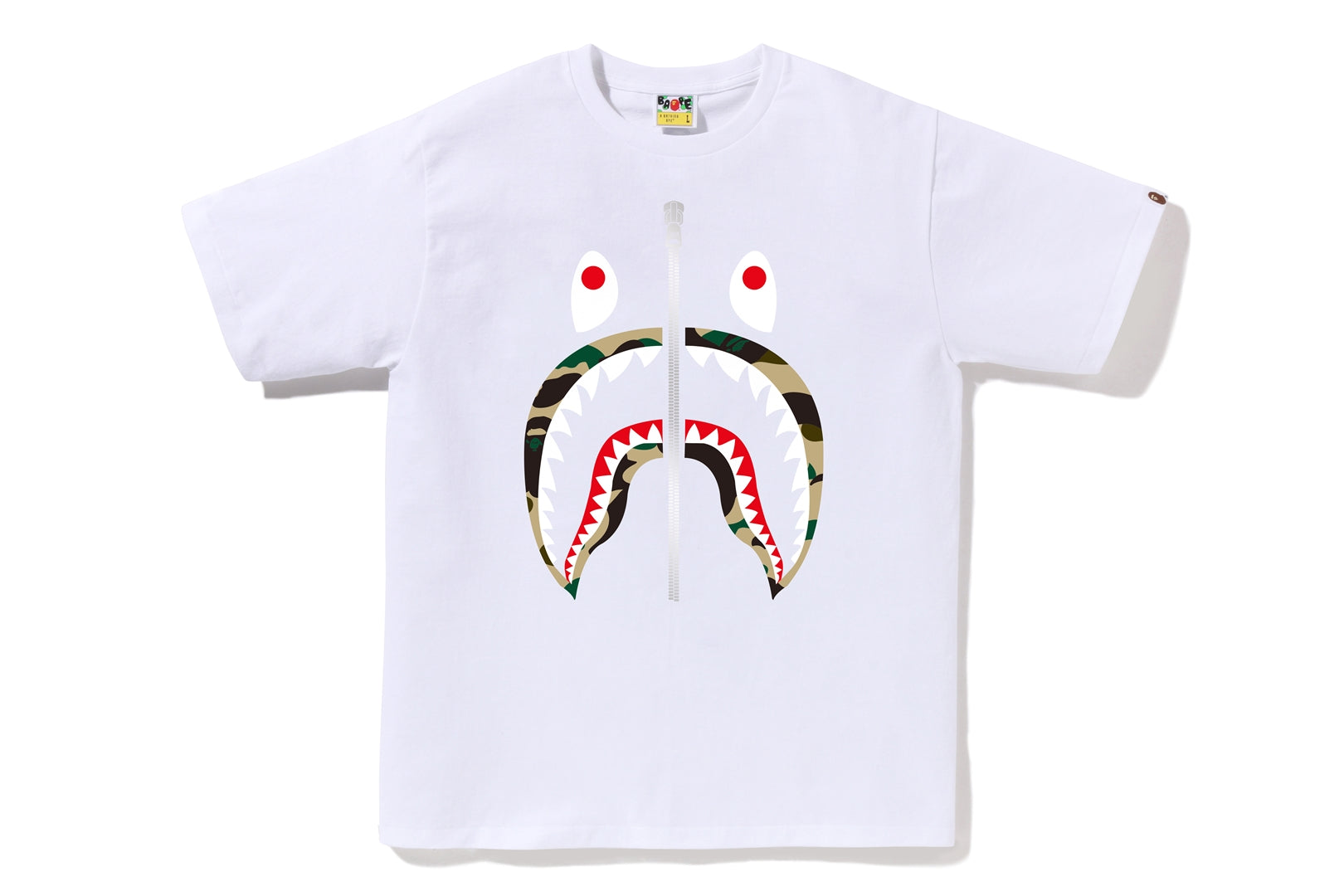 1ST CAMO SHARK TEE MENS – eu.bape.com