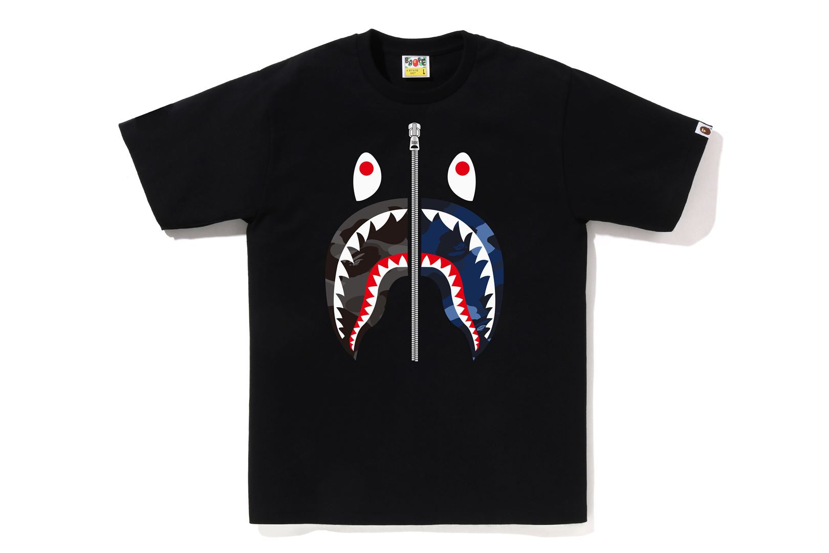 COLOR CAMO SEPARATE SHARK TEE MENS – eu.bape.com