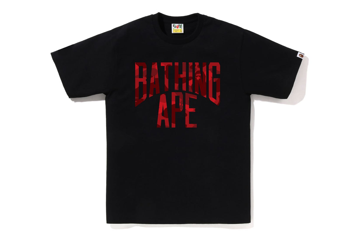 COLOR CAMO BATHING APE TEE MENS