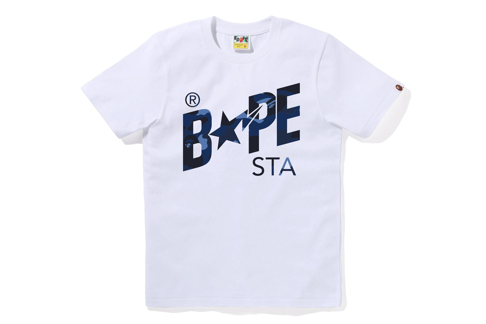 Bape camo logo t shirt hotsell