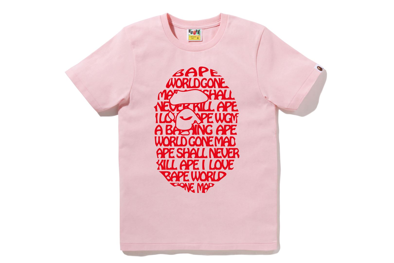 TEXT APE HEAD TEE LADIES - Main Image