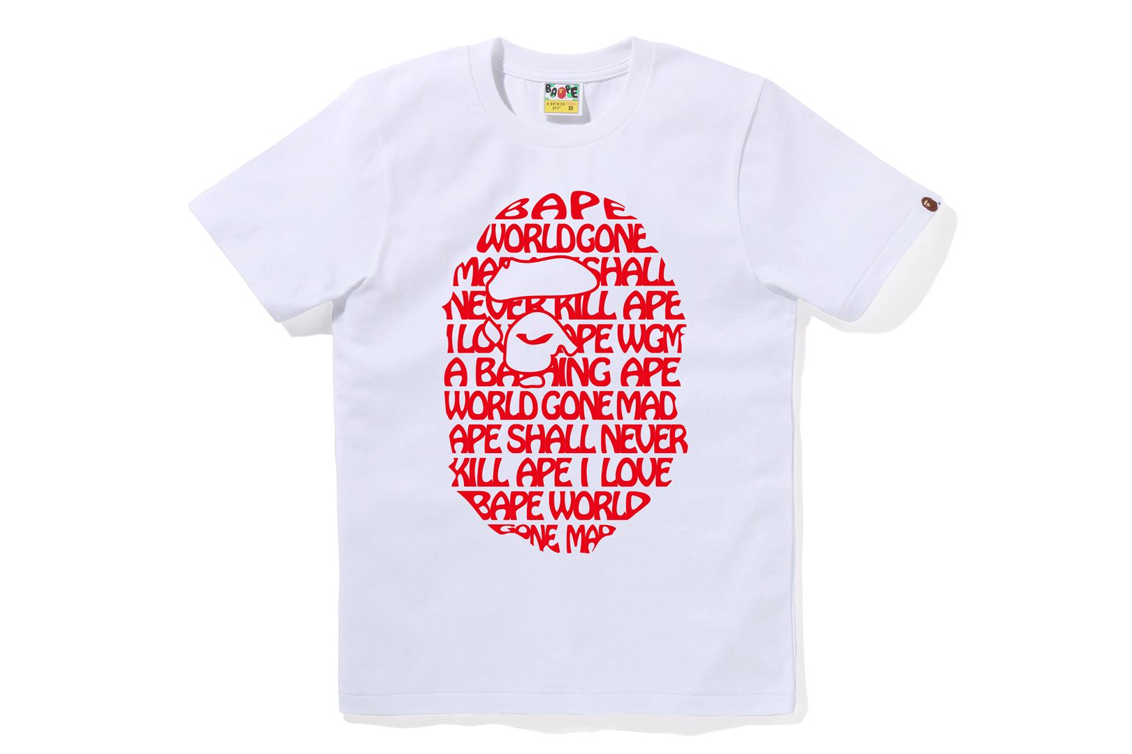 TEXT APE HEAD TEE LADIES