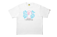 BAPE X 88RISING NEON LOGO RELAXED FIT TEE