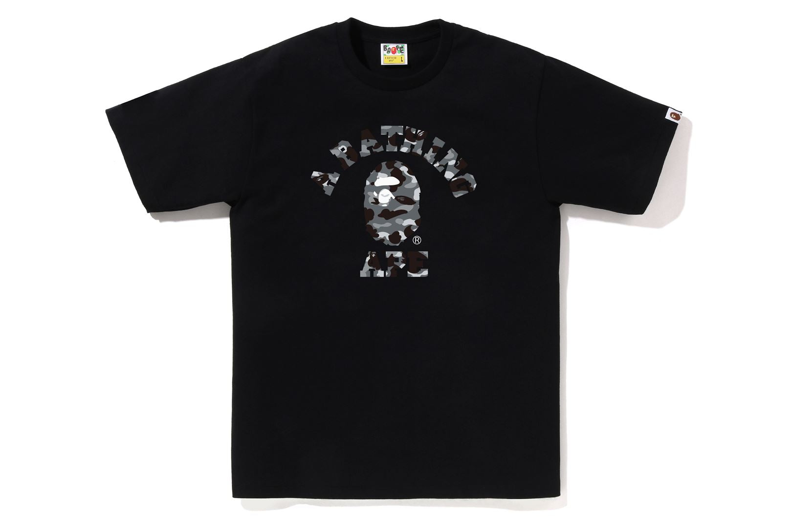 1ST CAMO COLLEGE TEE – eu.bape.com