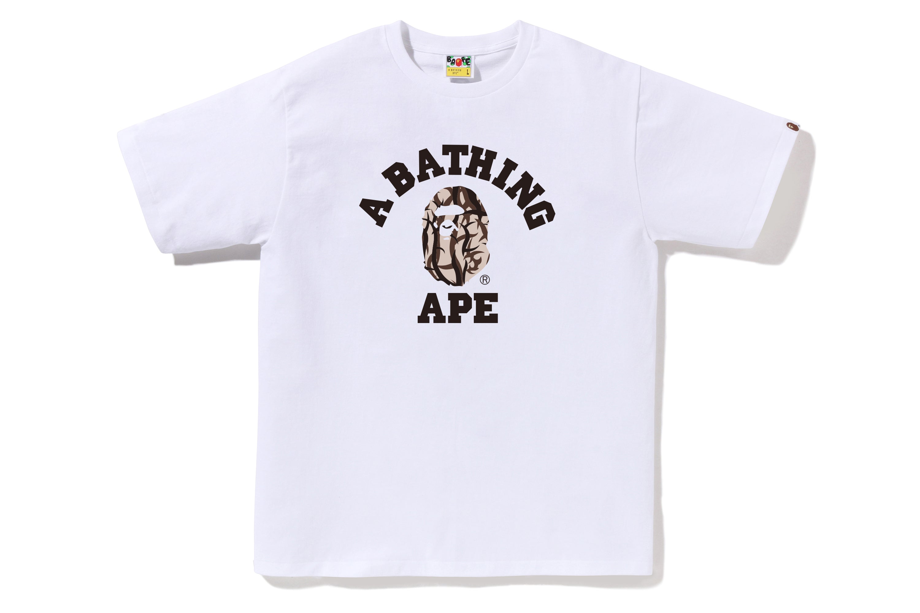 TRIAL CAMO COLLEGE TEE MENS – eu.bape.com
