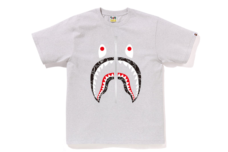 NEON CAMO SHARK TEE