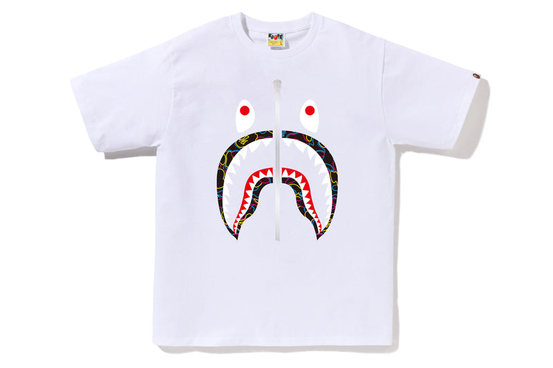 NEON CAMO SHARK TEE