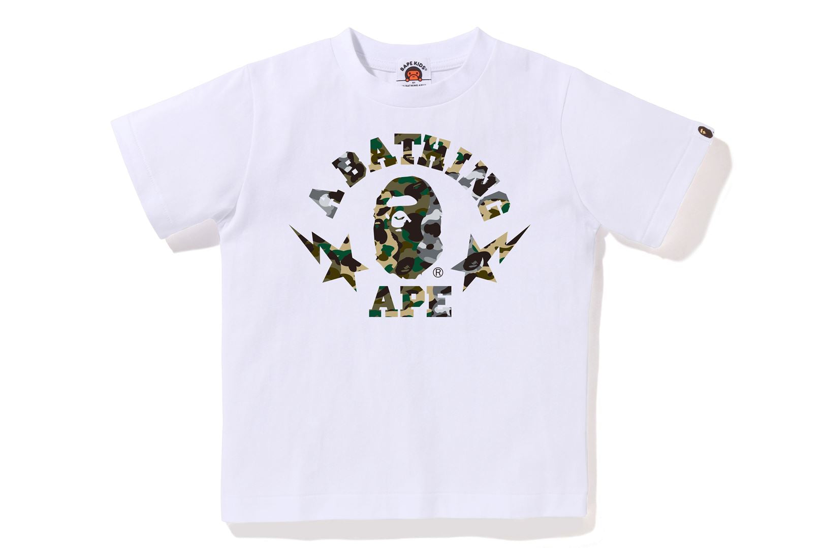 1ST CAMO CRAZY STA COLLEGE TEE KIDS – eu.bape.com