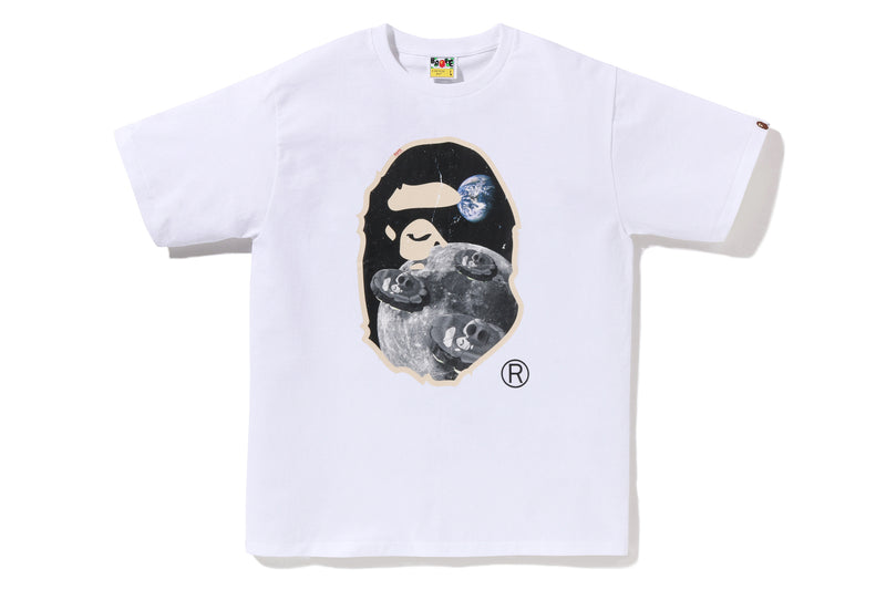 MOON APE HEAD OLD PHOTO TEE