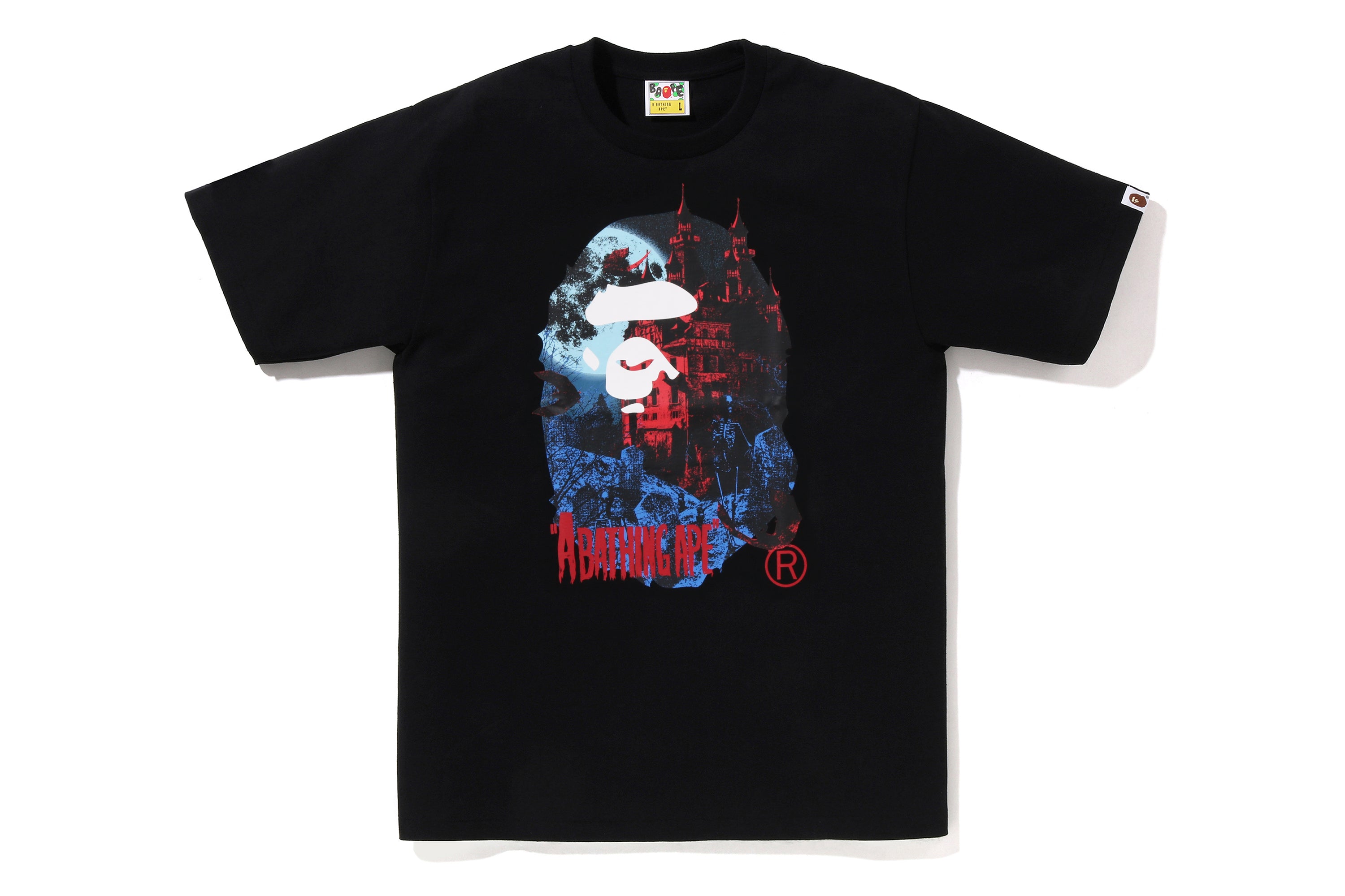 VAMPIRE CASTLE APE HEAD TEE – eu.bape.com
