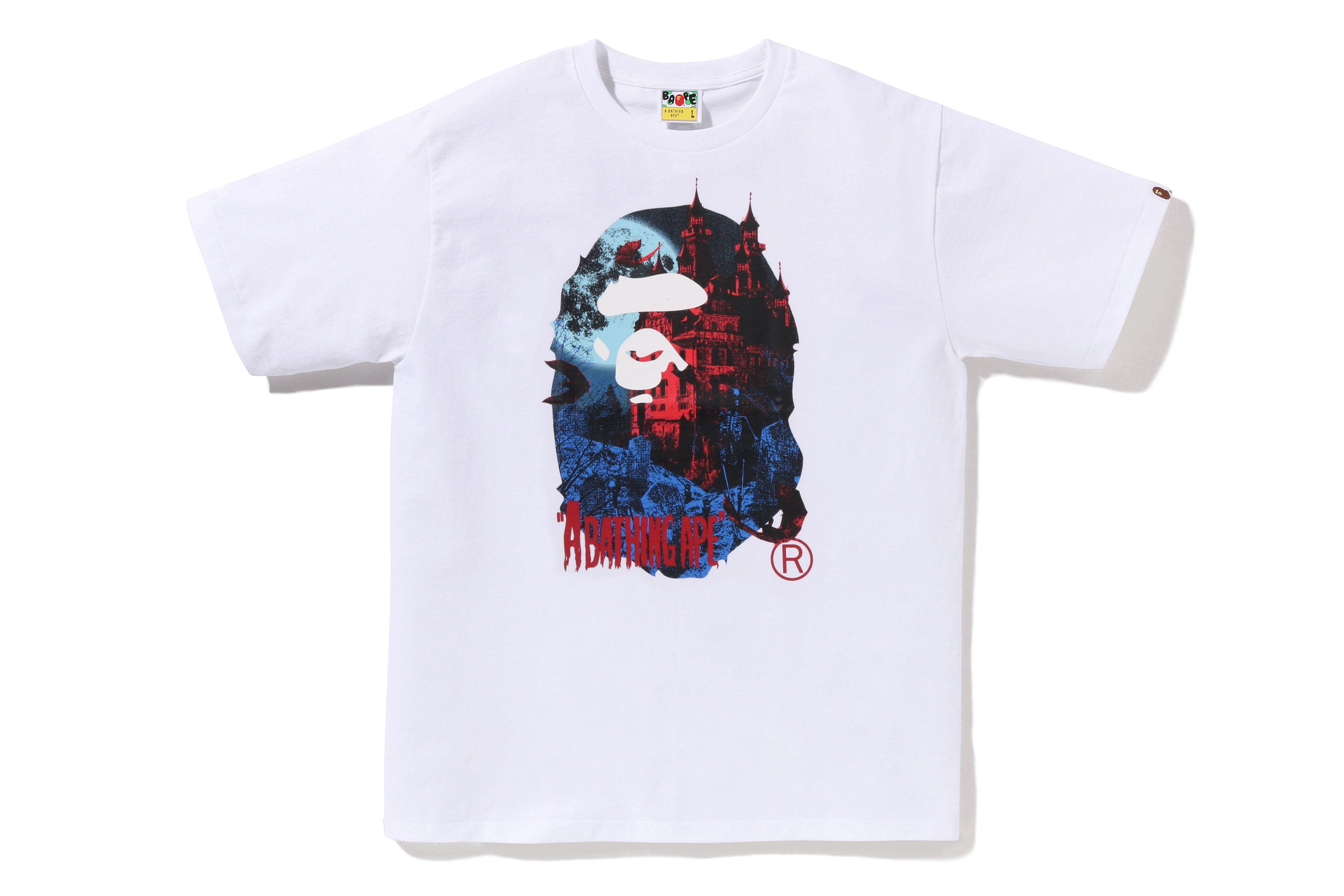 VAMPIRE CASTLE APE HEAD TEE – eu.bape.com