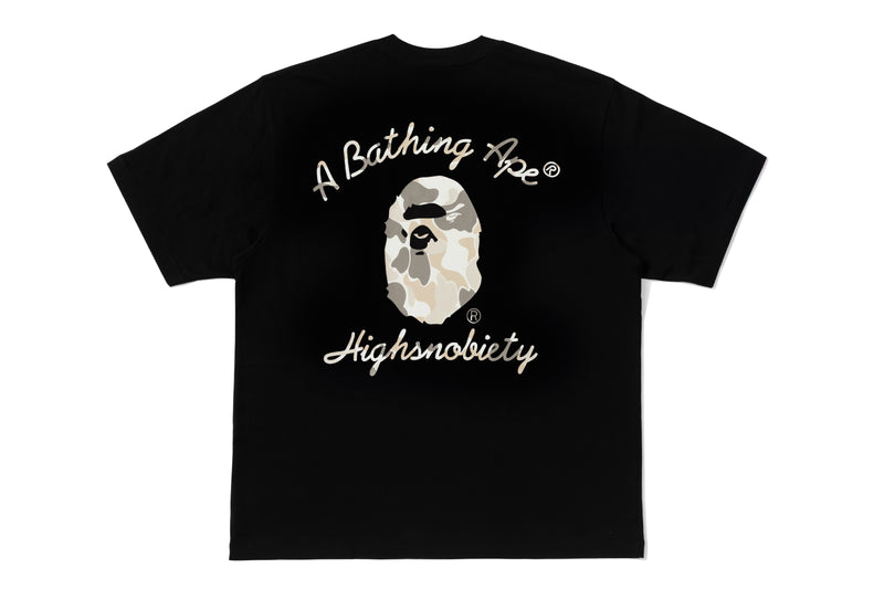 BAPE X HIGHSNOBIETY MULTI LOGO RELAXED FIT TEE