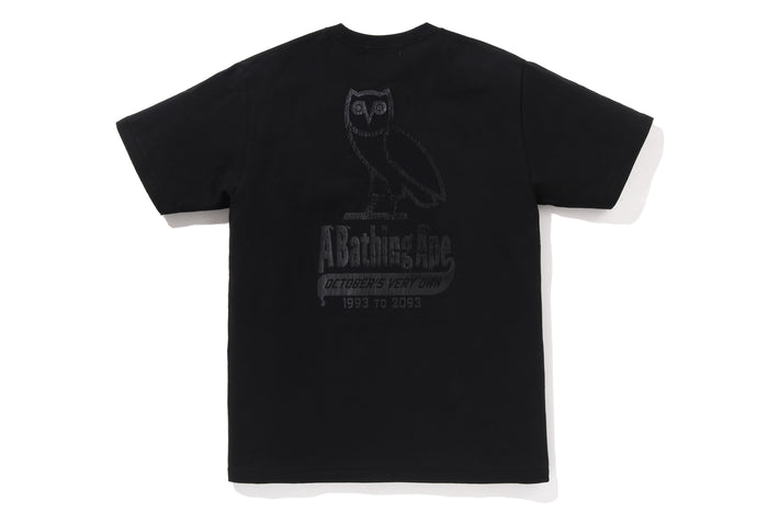 BAPE X OVO OVO STA CROCODILE PRINT TEE
