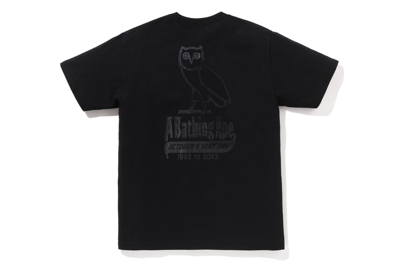BAPE X OVO OVO STA CROCODILE PRINT TEE
