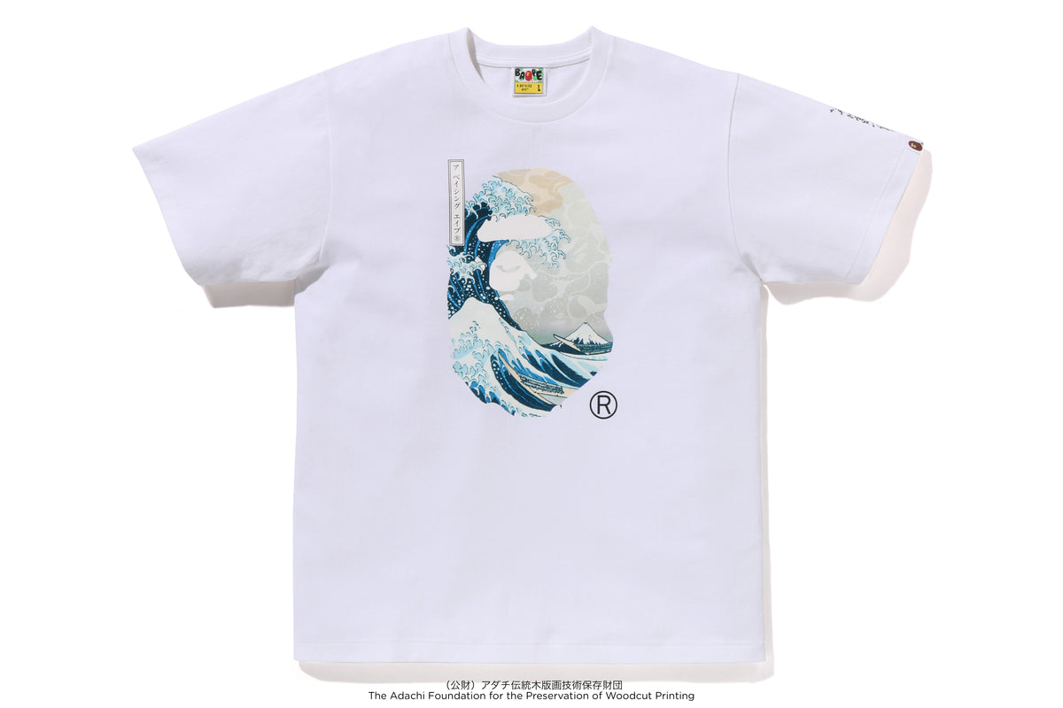 BAPE X UKIYO-E - APE HEAD TEE #1