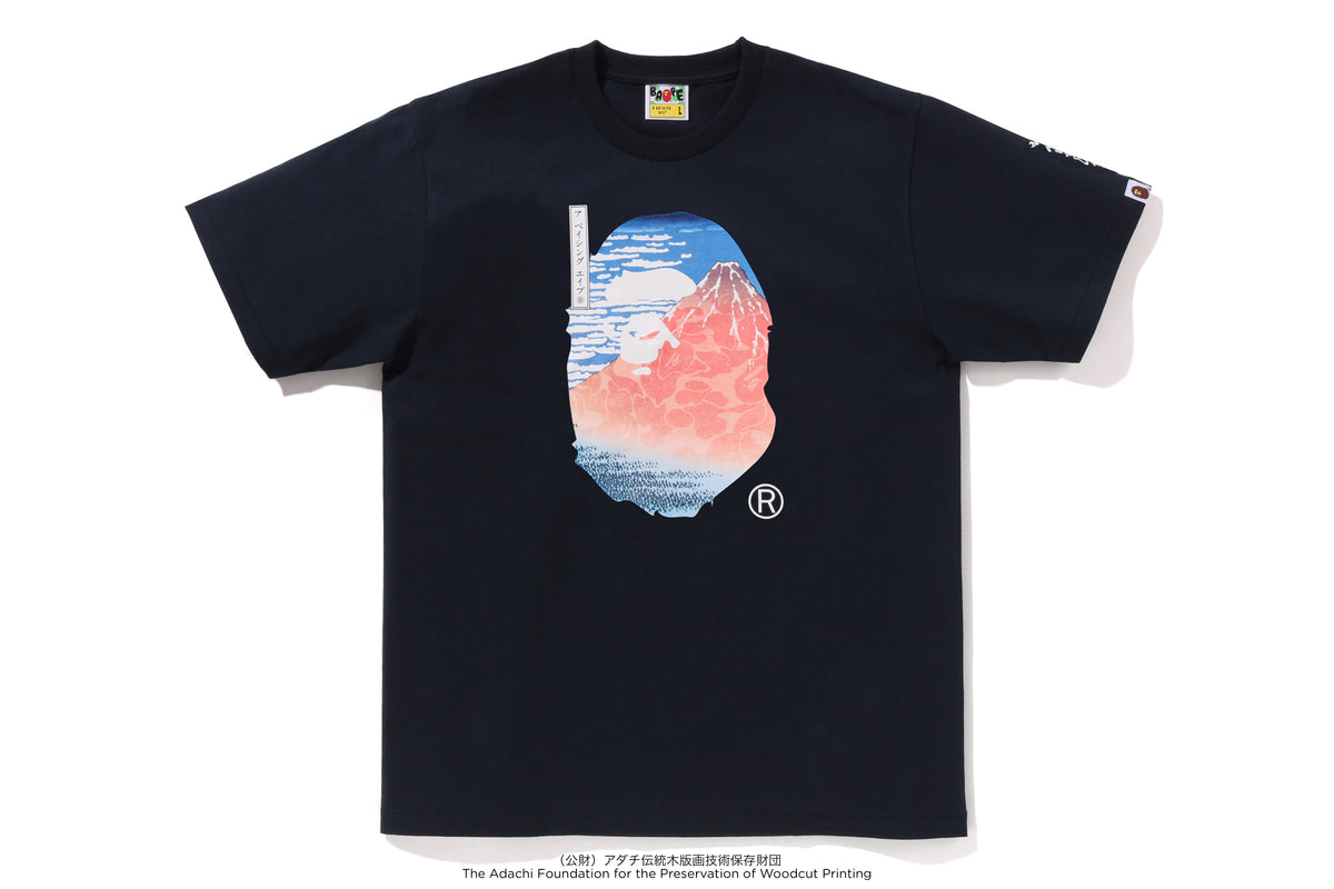 BAPE X UKIYO-E - APE HEAD TEE #2