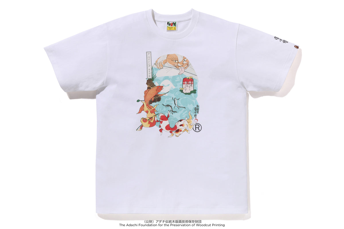 BAPE X UKIYO-E - APE HEAD TEE #4