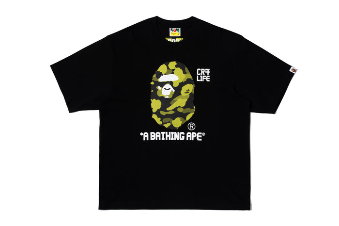 BAPE X CR7 LIFE CAMO A BATHING APE RELAXED FIT TEE