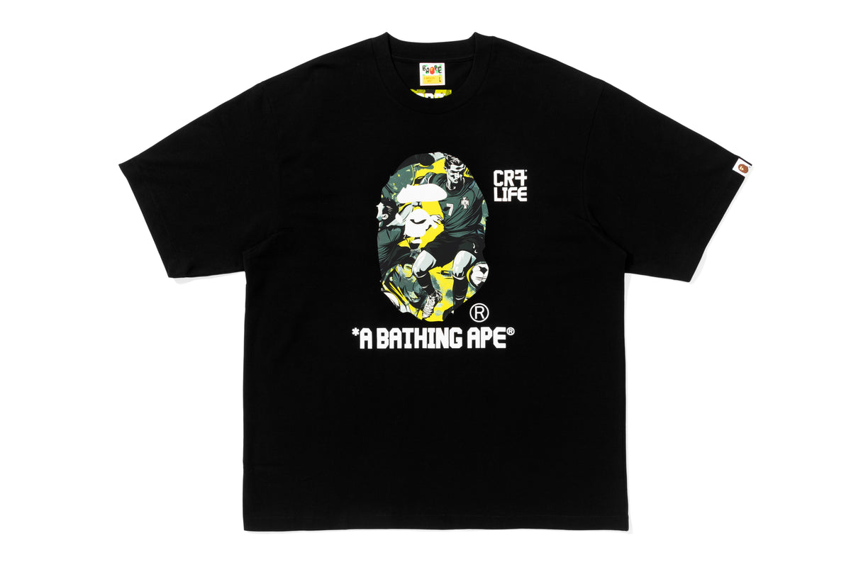 BAPE X CR7 LIFE GRAPHIC A BATHING APE RELAXED FIT TEE #1