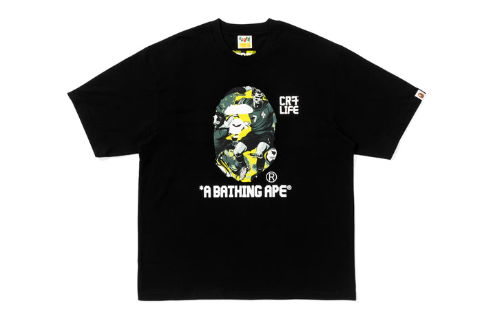 BAPE X CR7 LIFE GRAPHIC A BATHING APE RELAXED FIT TEE #1