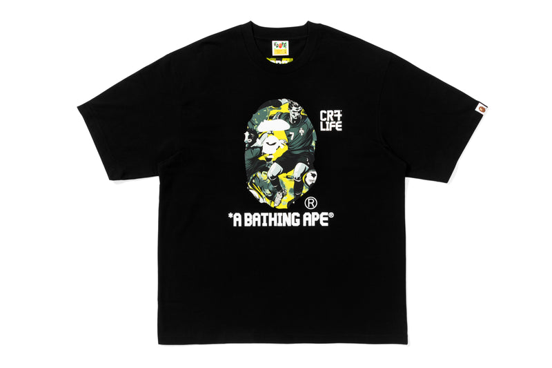 BAPE X CR7 LIFE GRAPHIC A BATHING APE RELAXED FIT TEE #1