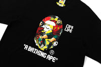 BAPE X CR7 LIFE GRAPHIC A BATHING APE RELAXED FIT TEE #2