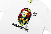 BAPE X CR7 LIFE GRAPHIC A BATHING APE RELAXED FIT TEE #2