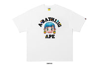 BAPE X MR. COLLEGE RELAXED FIT TEE