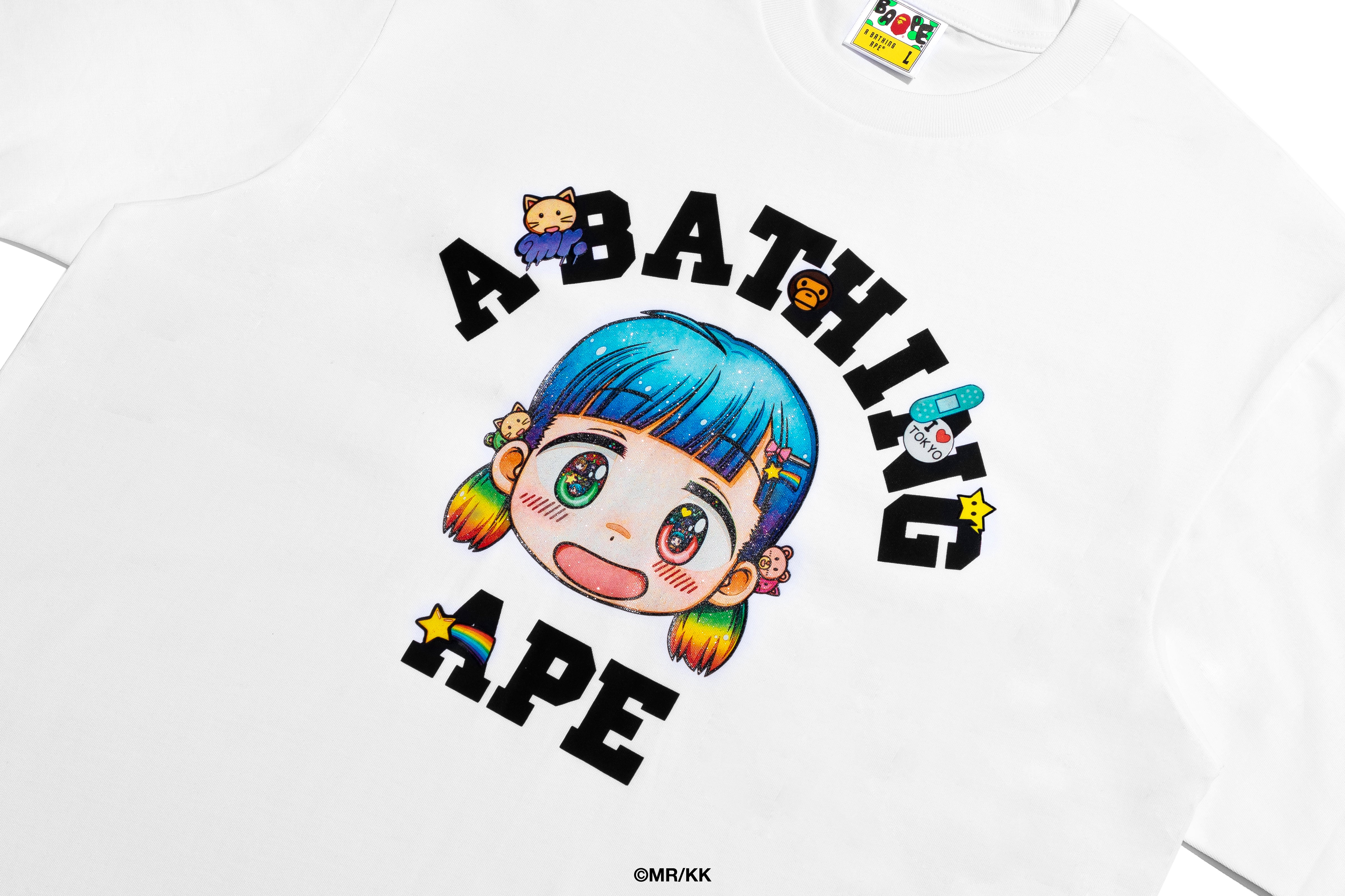 トップス BAPE X MR. COLLEGE RELAXED FIT TEE XL BAPE X MR. COLLEGE RELAXED FIT TEE – eu.bape.com