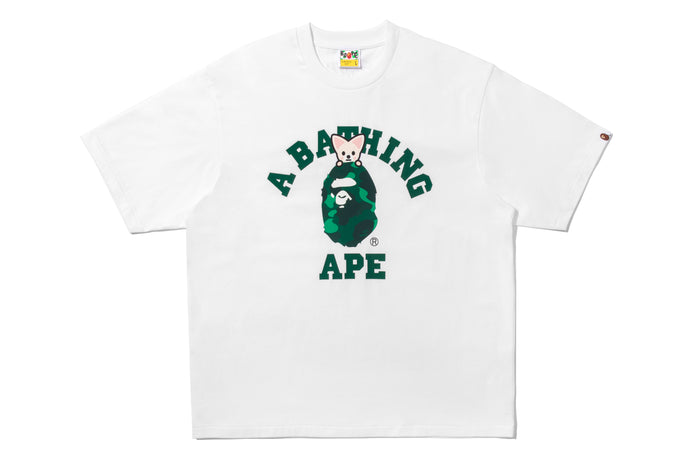 BAPE X STRAY KIDS FOXI.NY COLLEGE TEE