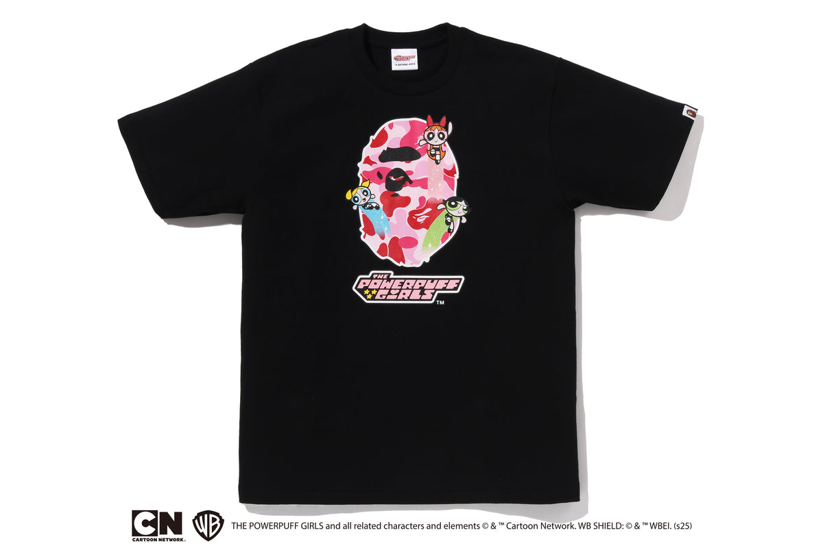 BAPE X THE POWERPUFF GIRLS APE HEAD TEE