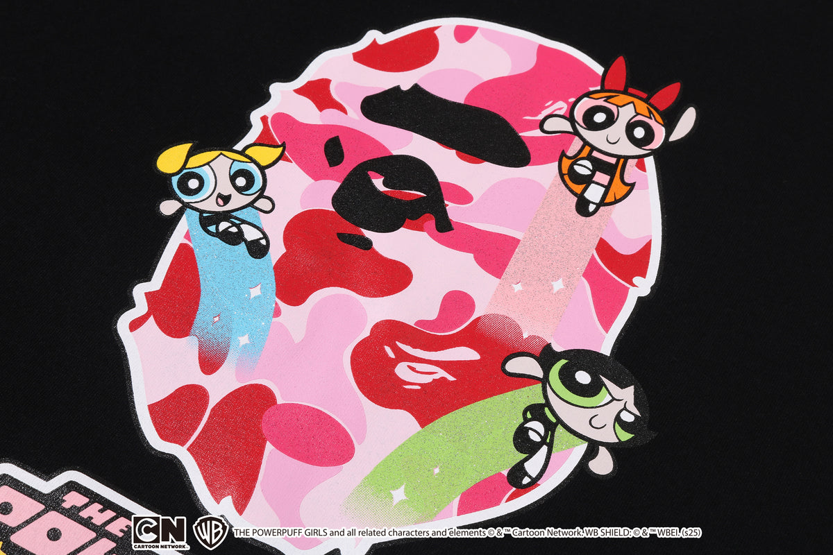 BAPE X THE POWERPUFF GIRLS APE HEAD TEE