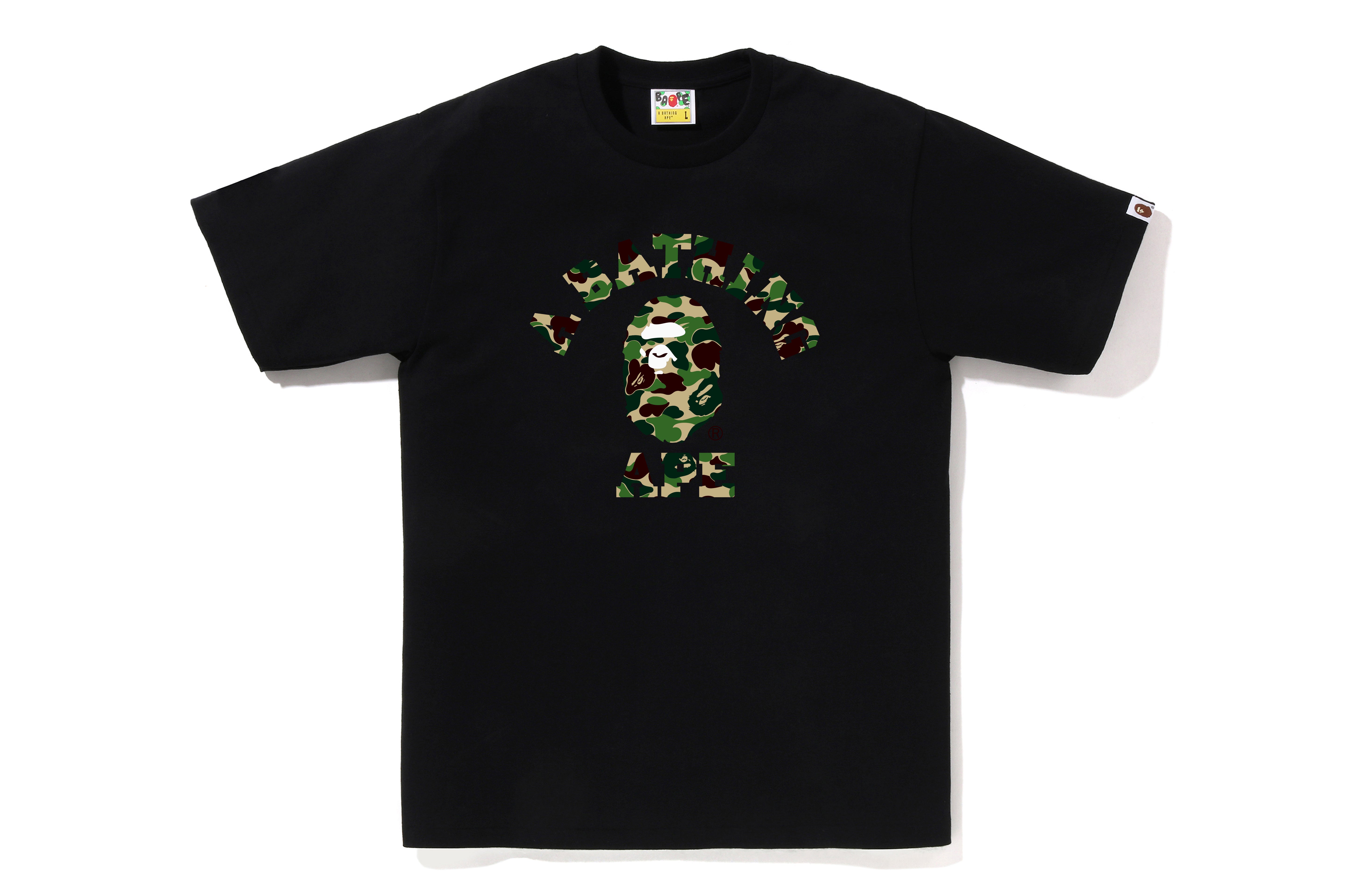 ABC CAMO COLLEGE TEE – eu.bape.com