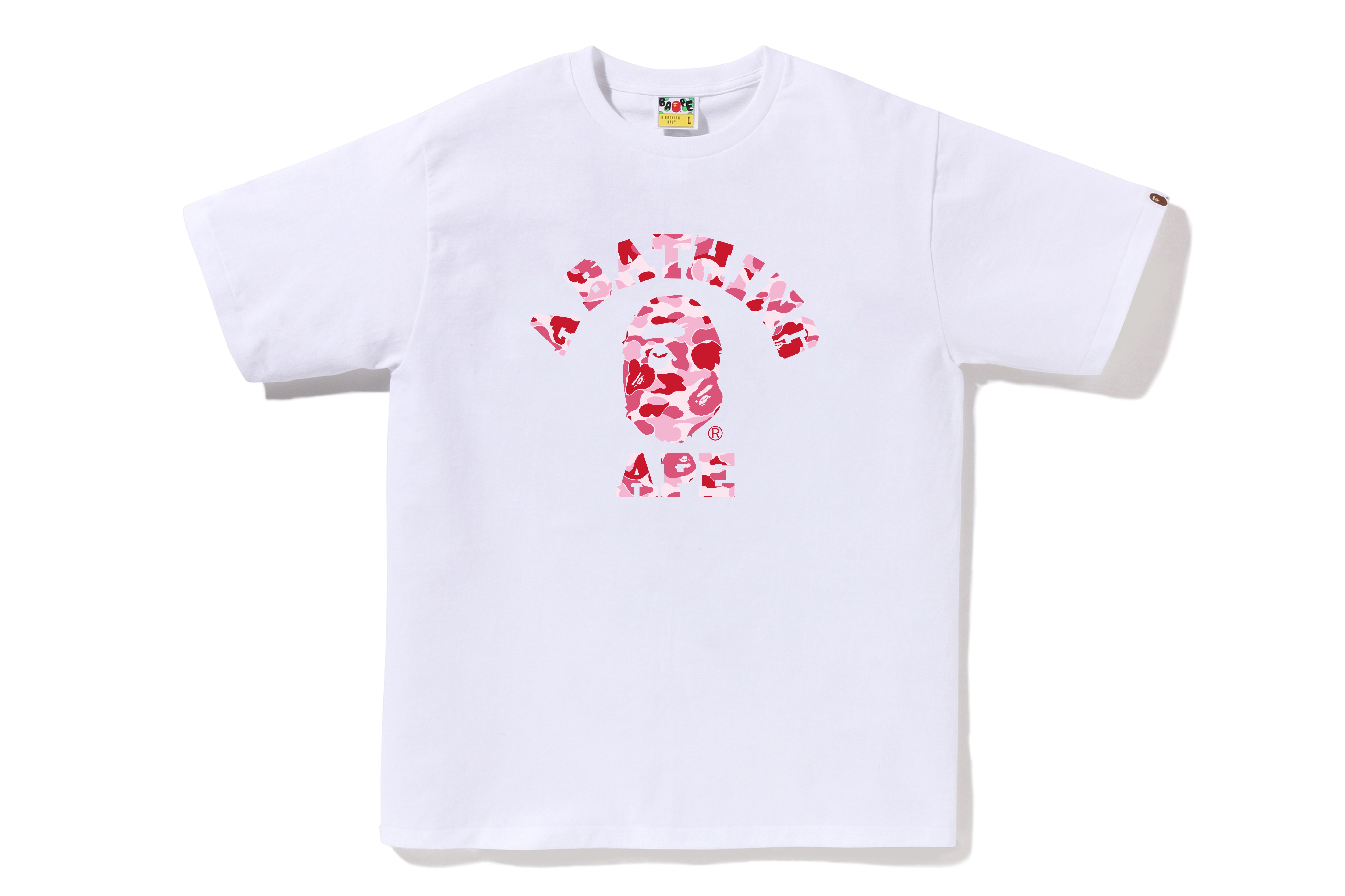 ABC CAMO COLLEGE TEE – eu.bape.com