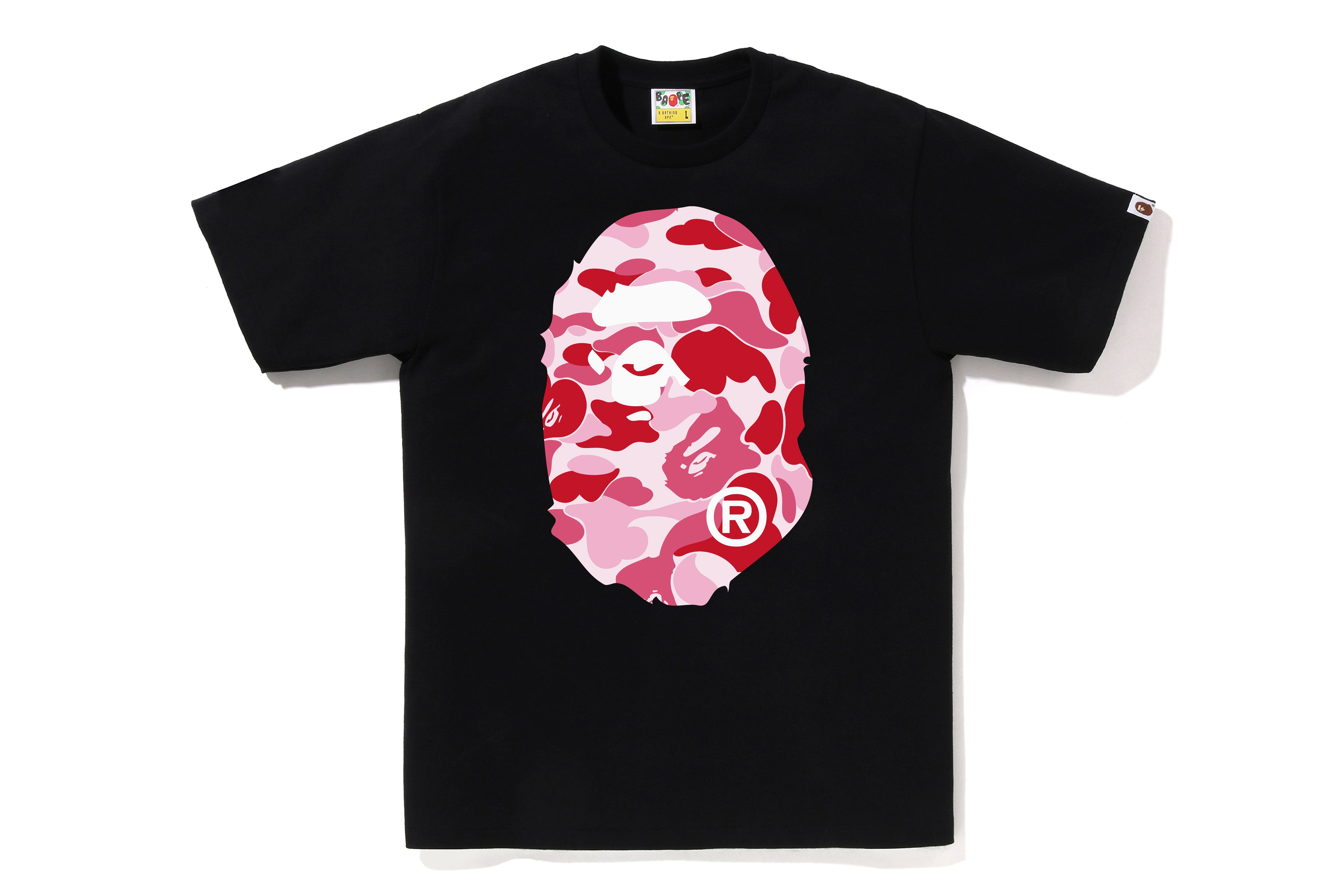 ABC CAMO BIG APE HEAD TEE – eu.bape.com