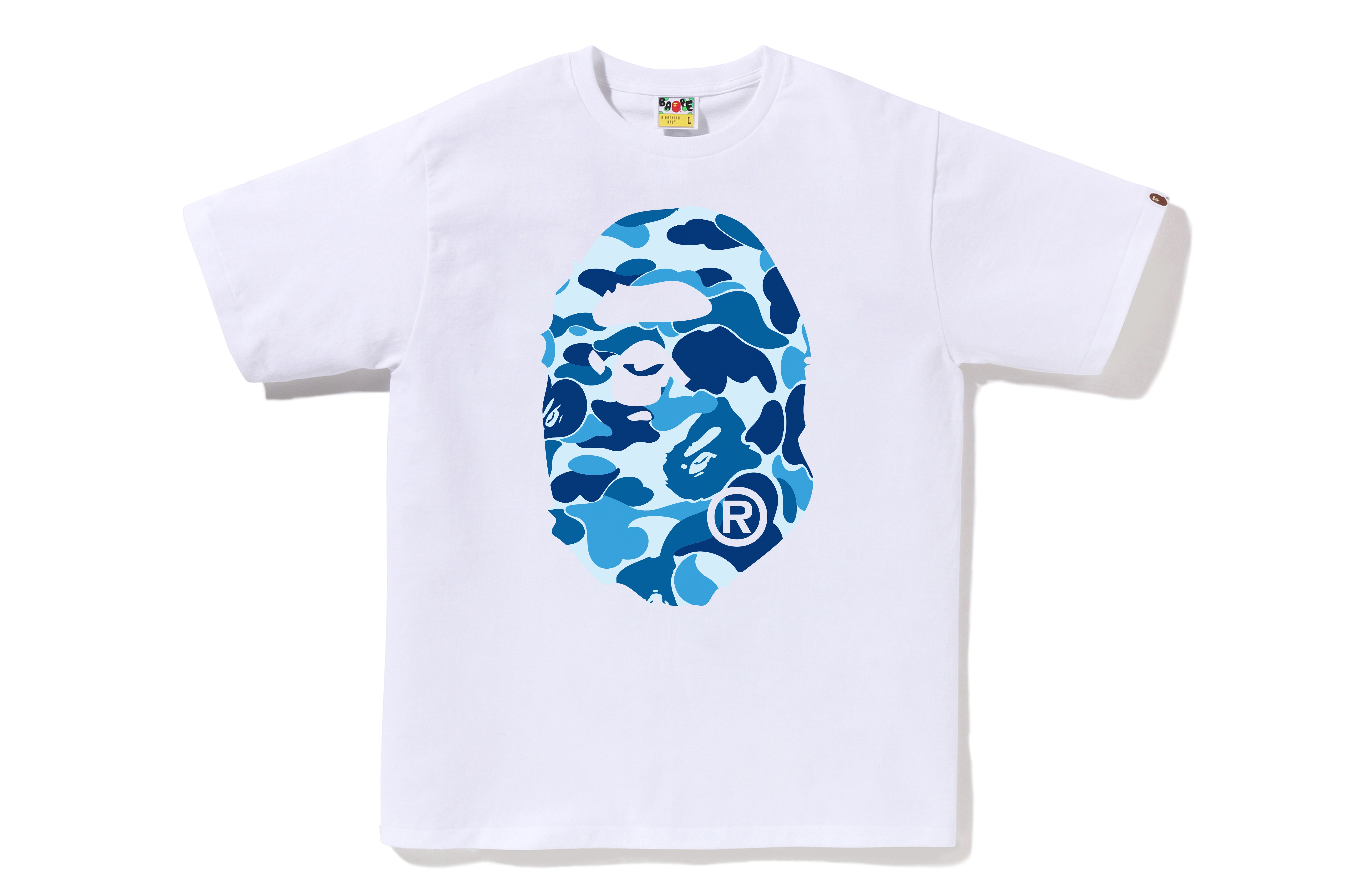 ABC CAMO BIG APE HEAD TEE – eu.bape.com