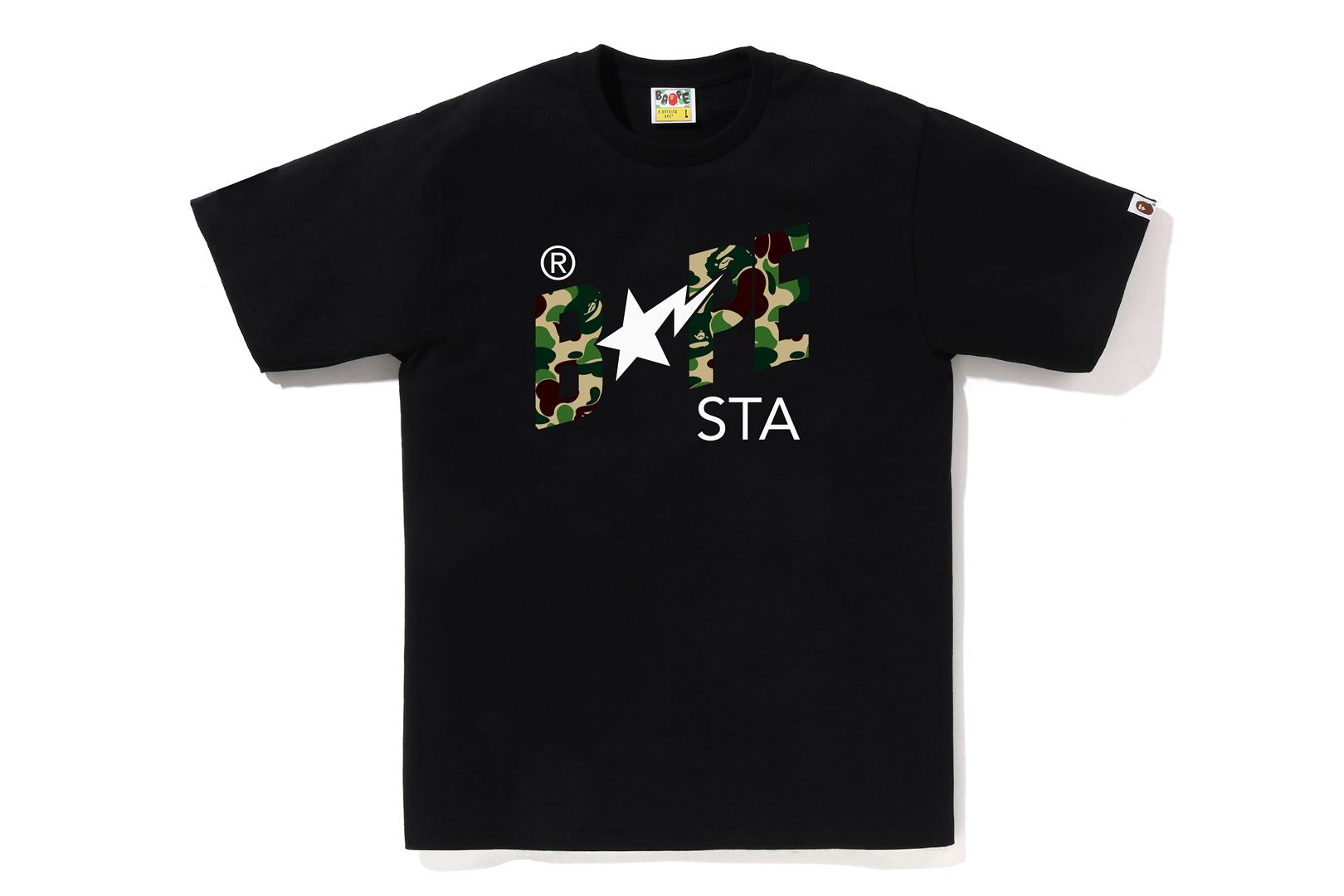 ABC CAMO BAPE STA LOGO TEE – eu.bape.com