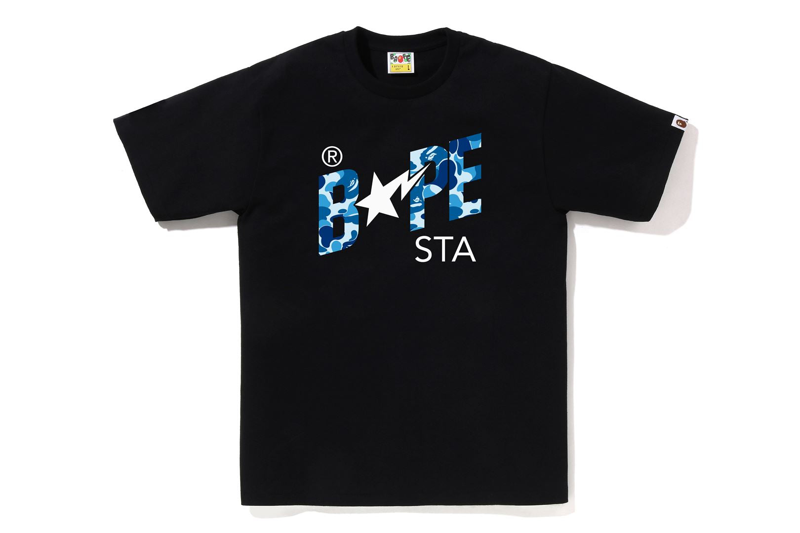 ABC CAMO BAPE STA LOGO TEE – eu.bape.com