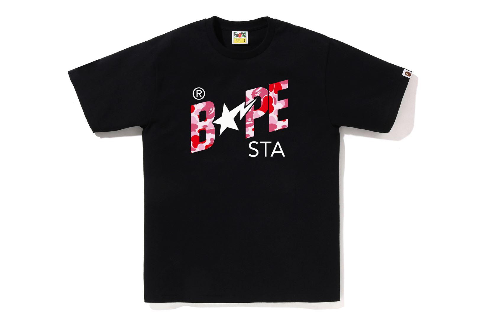 ABC CAMO BAPE STA LOGO TEE – eu.bape.com