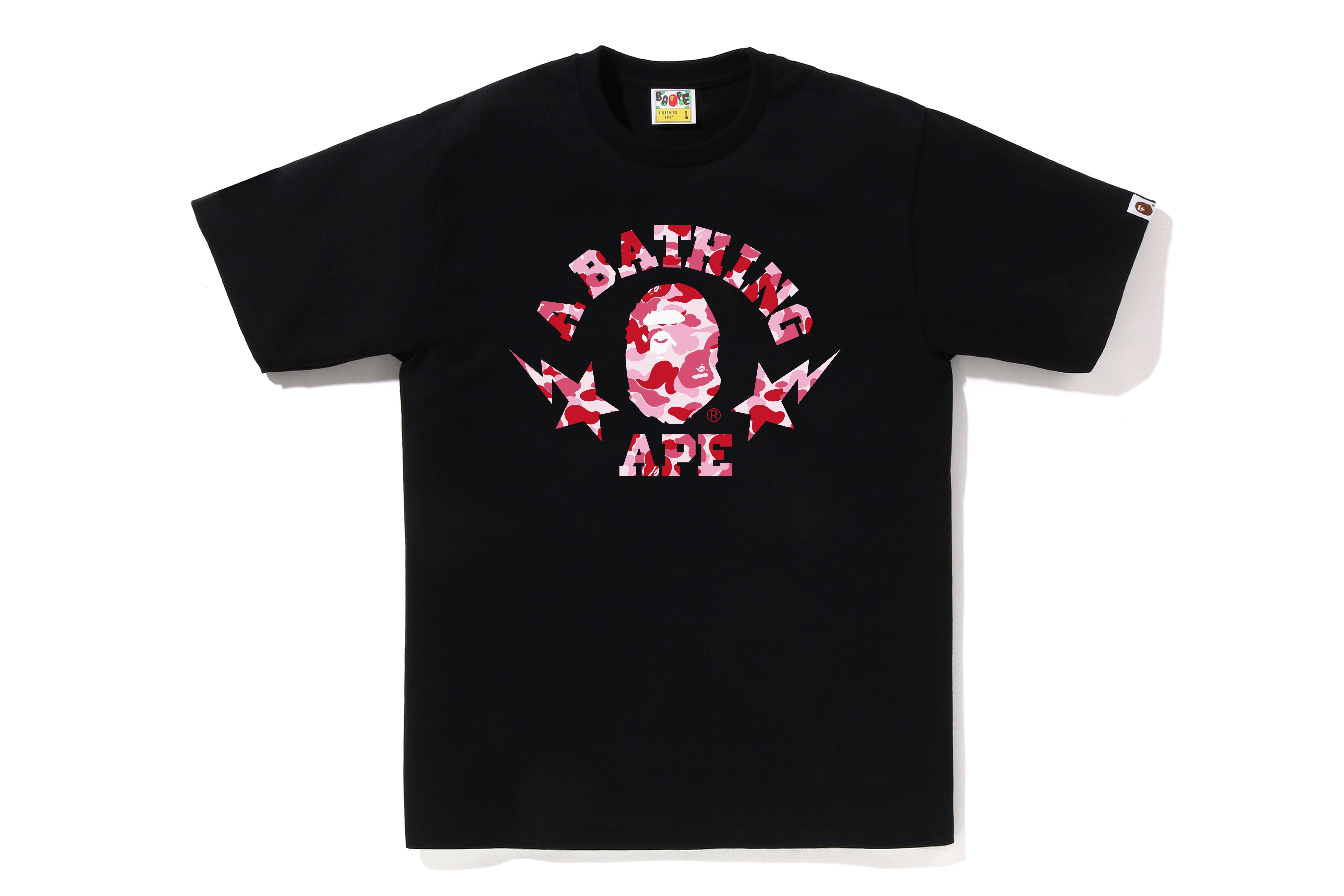 ABC CAMO STA COLLEGE TEE – eu.bape.com