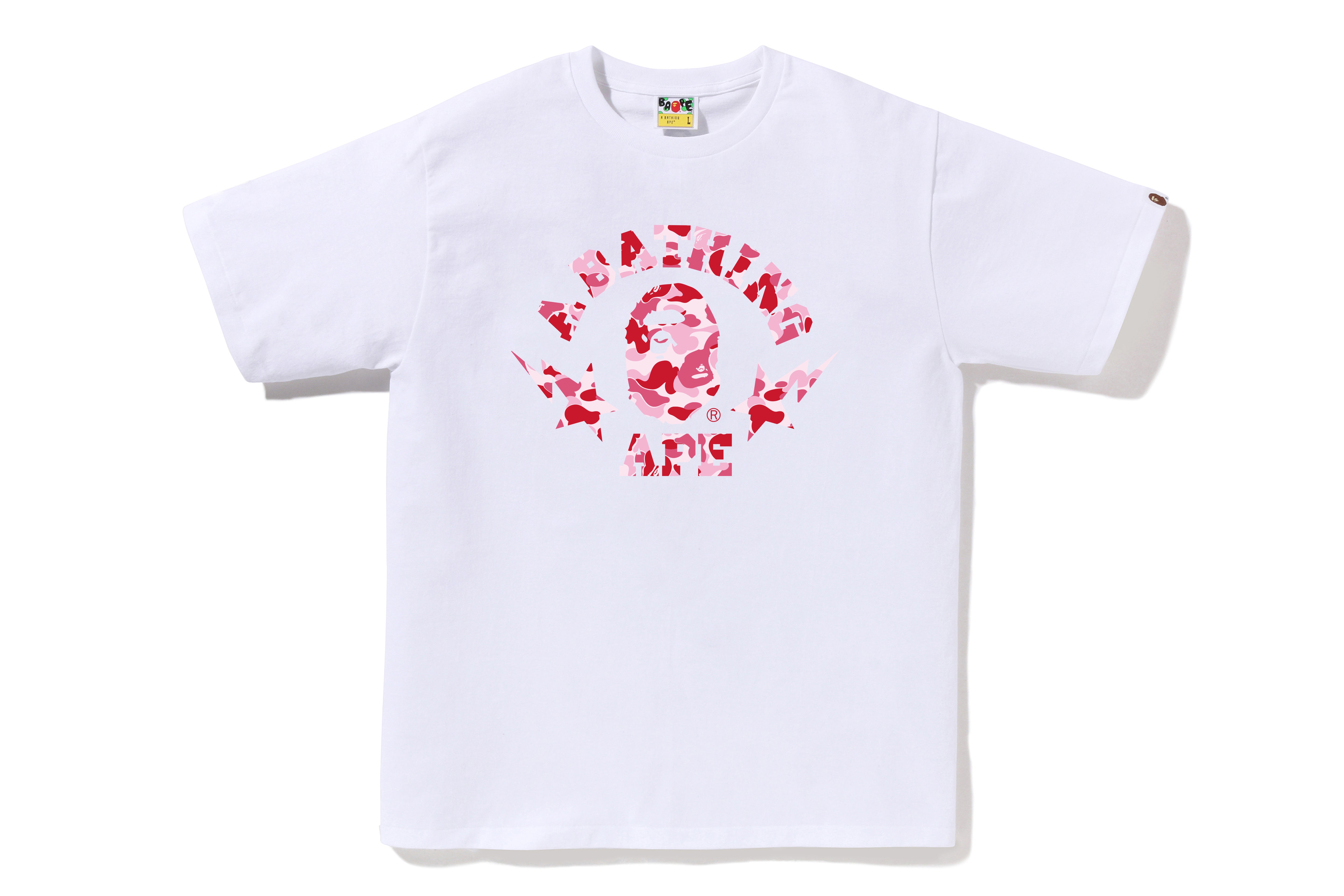 ABC CAMO STA COLLEGE TEE – eu.bape.com